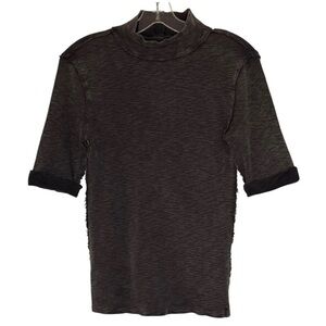 We The Free People For The Boys Turtleneck Top Size Medium Black